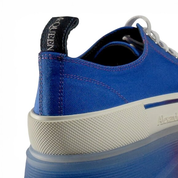 Alexander Mcqueen Men Tread Slick Blue & Red Low Top Sneakers EU 43.5  US 10.5 main image 15